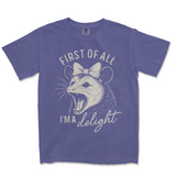 First of All I'm A Delight | Funny PNG Print File