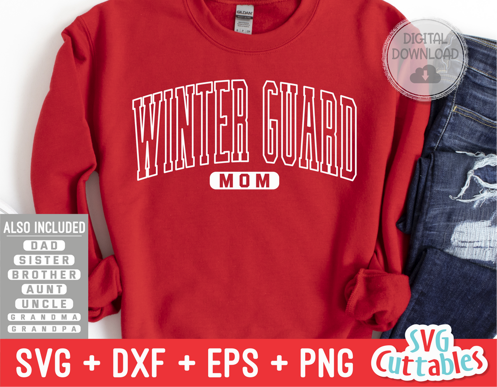 Winter Guard Family | SVG Cut File