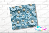 Blue Daisies 20 oz Tumbler Wrap