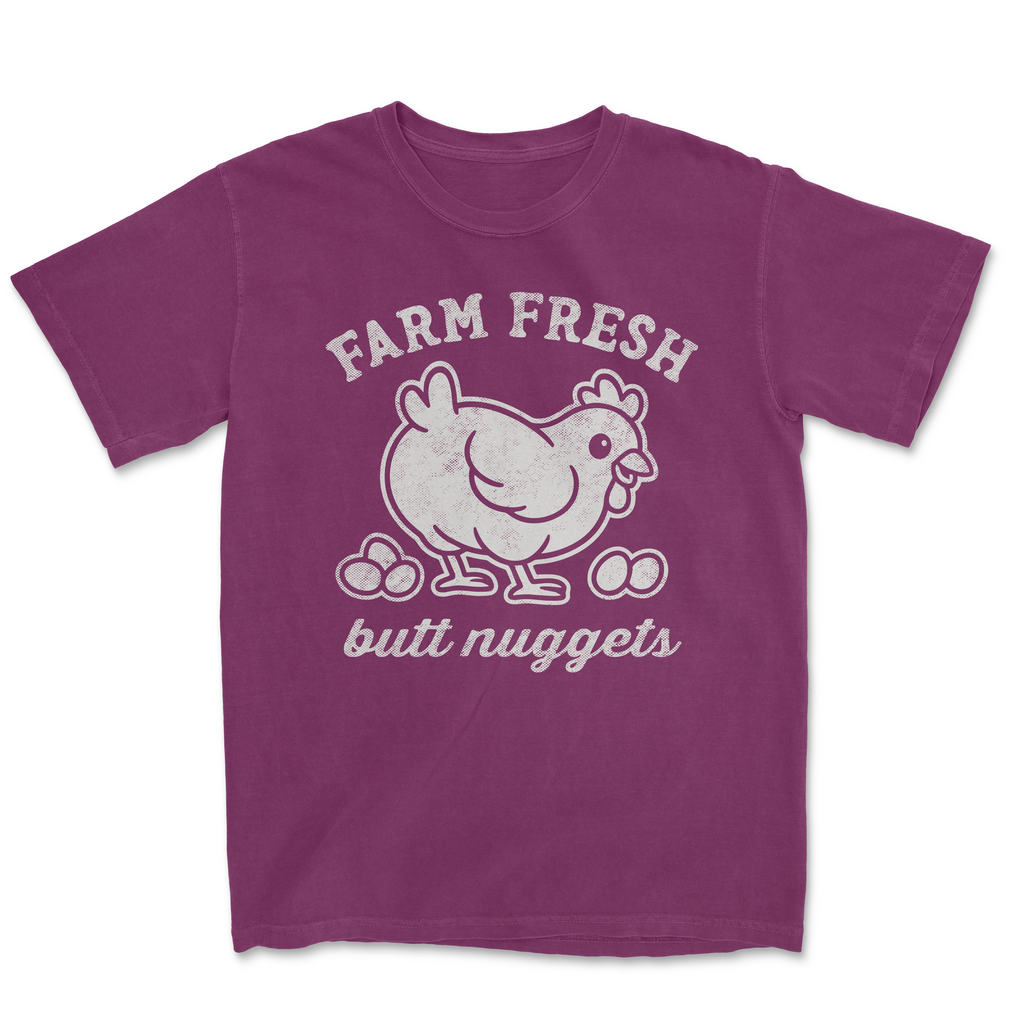 Farm Fresh Butt Nuggets | Chicken SVG Cut File