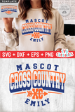 Cross Country Template 0017 | SVG Cut File