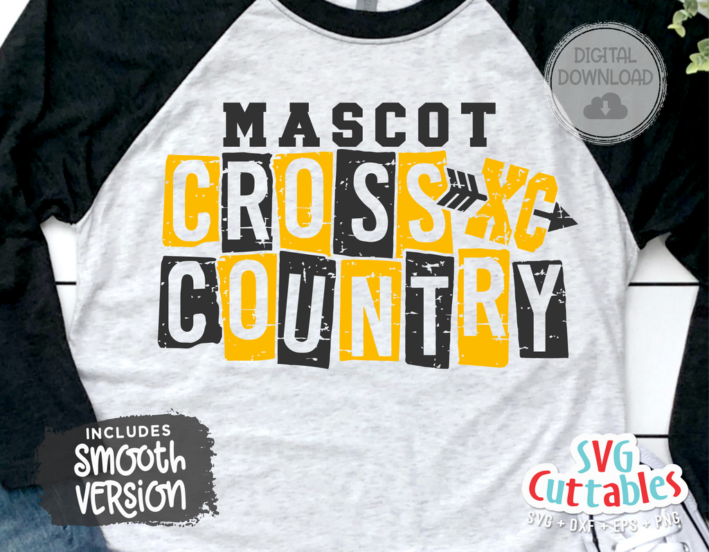 Cross Country Template 0018 | SVG Cut File