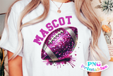 Sequin Footballs | PNG Sublimation File