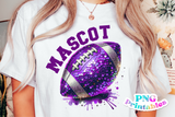 Sequin Footballs | PNG Sublimation File