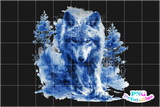 Watercolor Wolf | PNG File