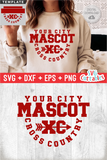 Cross Country Template 0020 | SVG Cut File