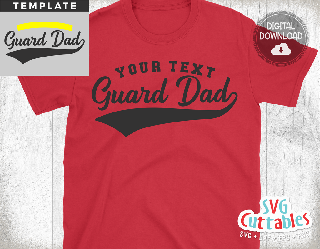 Color Guard Template 0021 | SVG Cut File