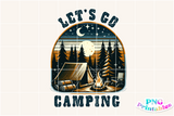 Let's Go Camping | PNG File
