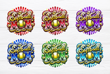 Softball Mom Airbrushed | PNG File