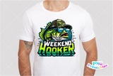 Weekend Hooker | Fishing PNG Print File