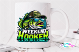 Weekend Hooker | Fishing PNG Print File