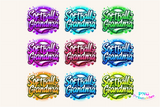 Softball Grandma Airbrushed | PNG File