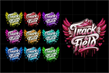 Track and Field Mom Airbrushed | PNG File