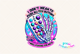 Push Your Buttons | Funny PNG Print File