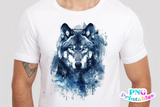 Watercolor Wolf | PNG File