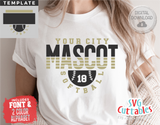Softball Template 0052 | SVG Cut File