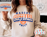 Softball Template 0054 | SVG Cut File