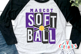 Softball Template 0055 | SVG Cut File
