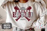 Softball Template 0058 | SVG Cut File