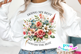 Doing My Best | Christian PNG Sublimation File