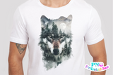 Watercolor Wolf | PNG File