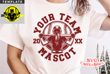 Softball Template 0064 | SVG Cut File