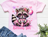 Raccoon Birthday | PNG Print File