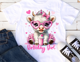 Highland Cow Birthday | PNG Print File