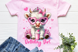 Highland Cow Birthday | PNG Print File
