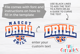 Drill Template 007 | SVG Cut File