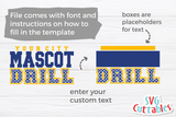 Drill Template 009 | SVG Cut File
