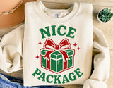 Nice Package | Funny Christmas SVG Cut File
