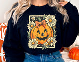 Jack-o-lantern with Bow | Halloween Sublimation PNG