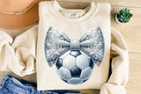 Soccer Ball With Bow | PNG File