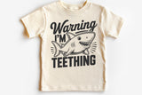 Warning I'm Teething | Kids SVG Cut File
