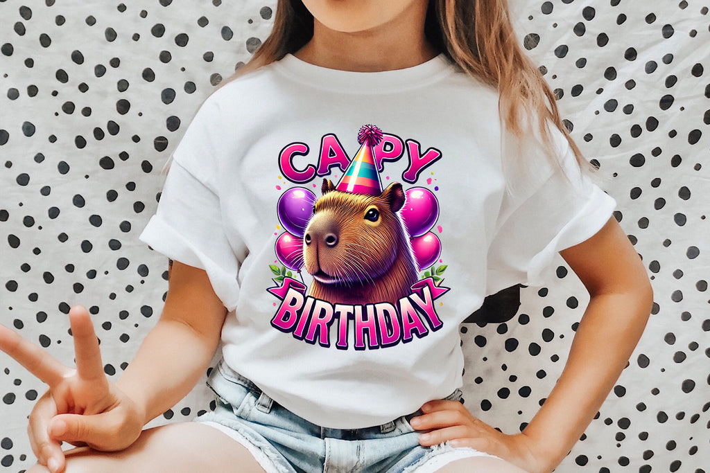 Capybara Birthday | PNG Print File