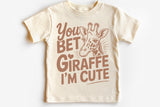 Giraffe I'm Cute | Kids SVG Cut File