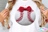 Faux Embroidered Baseball | PNG Sublimation File