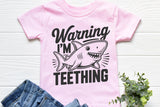 Warning I'm Teething | Kids SVG Cut File