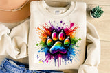 Paint Splash Dog Paw Print | PNG Sublimation File
