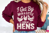 Little Help From My Hens Out | Chicken SVG Cut File