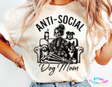 Anti-social Dog Mom | PNG Sublimation File