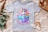 Birthday Girl Fourth Birthday Unicorn | PNG Print File