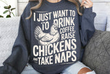 Raise Chickens Take Naps | Chicken SVG Cut File