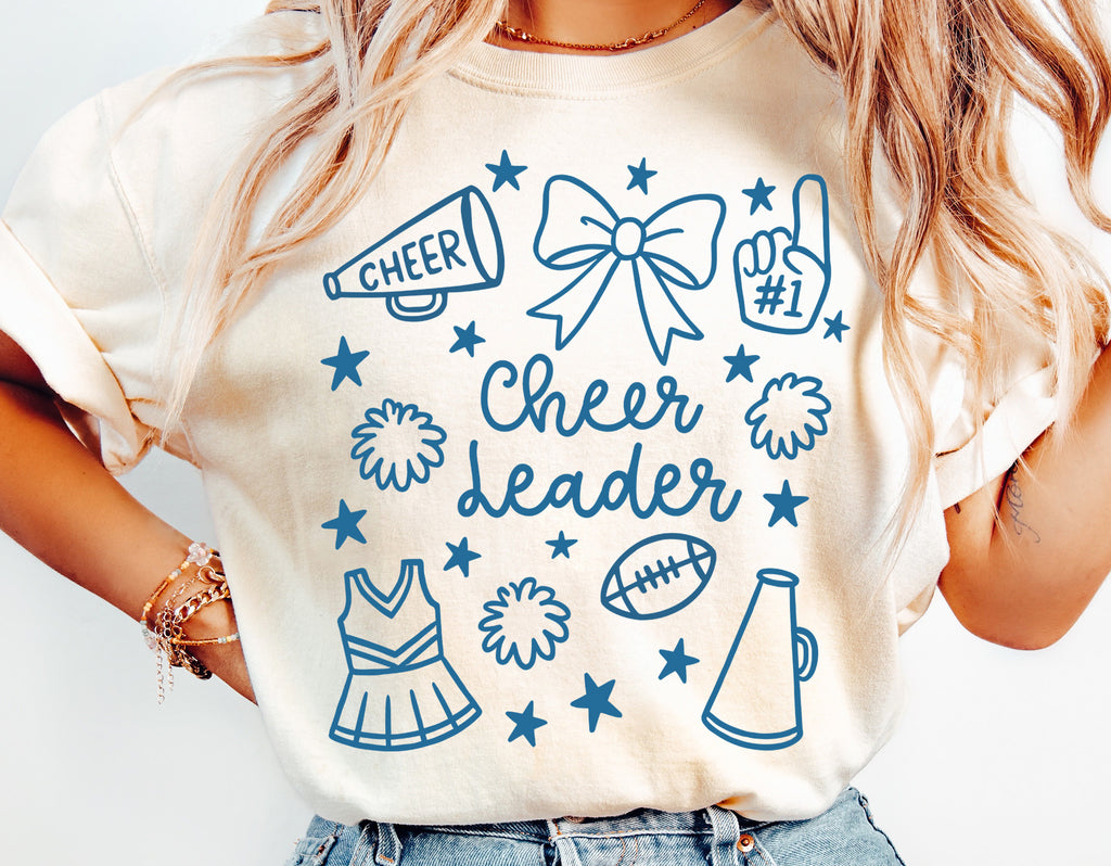 Cheerleader Doodle | SVG Cut File