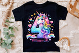 Birthday Girl Fourth Birthday Unicorn | PNG Print File