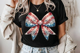 Sequin Baseball Bow | PNG Sublimation File