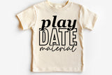 Play Date Material | Toddler SVG Cut File