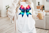 Neon Cheer Bow | PNG Sublimation File