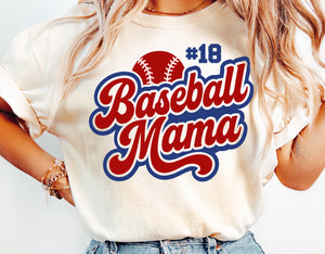 Baseball Mama | Baseball Template 0075 | SVG Cut File